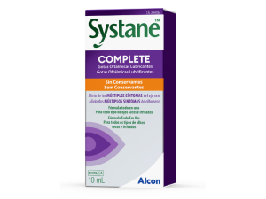 Lágrimas artificiales Systane complete para todo tipo de ojo seco