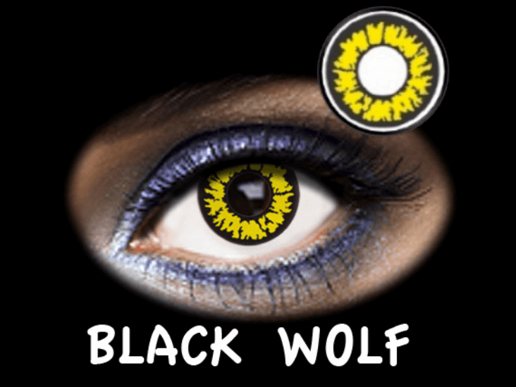 Lentillas de fantasía semanales Fashion Lentilles Black Wolf