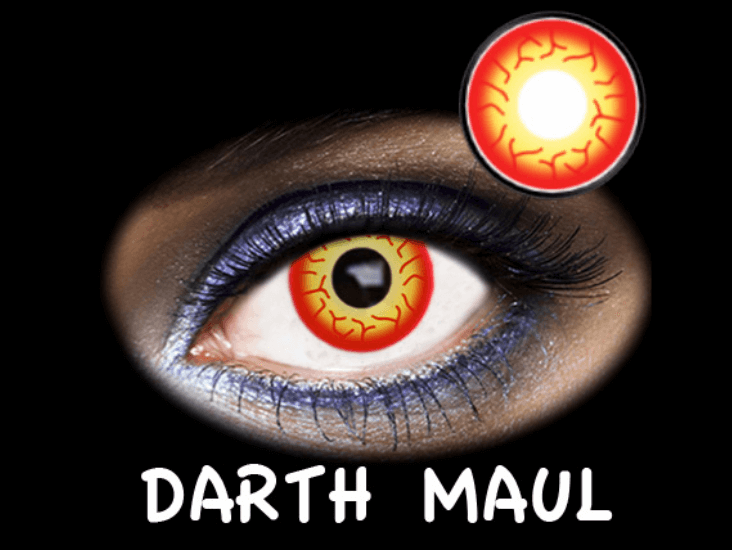 Lentillas de fantasía semanales Fashion Lentilles Darth Maul