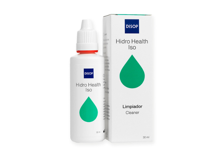 Limpiador de lentillas con alcohol